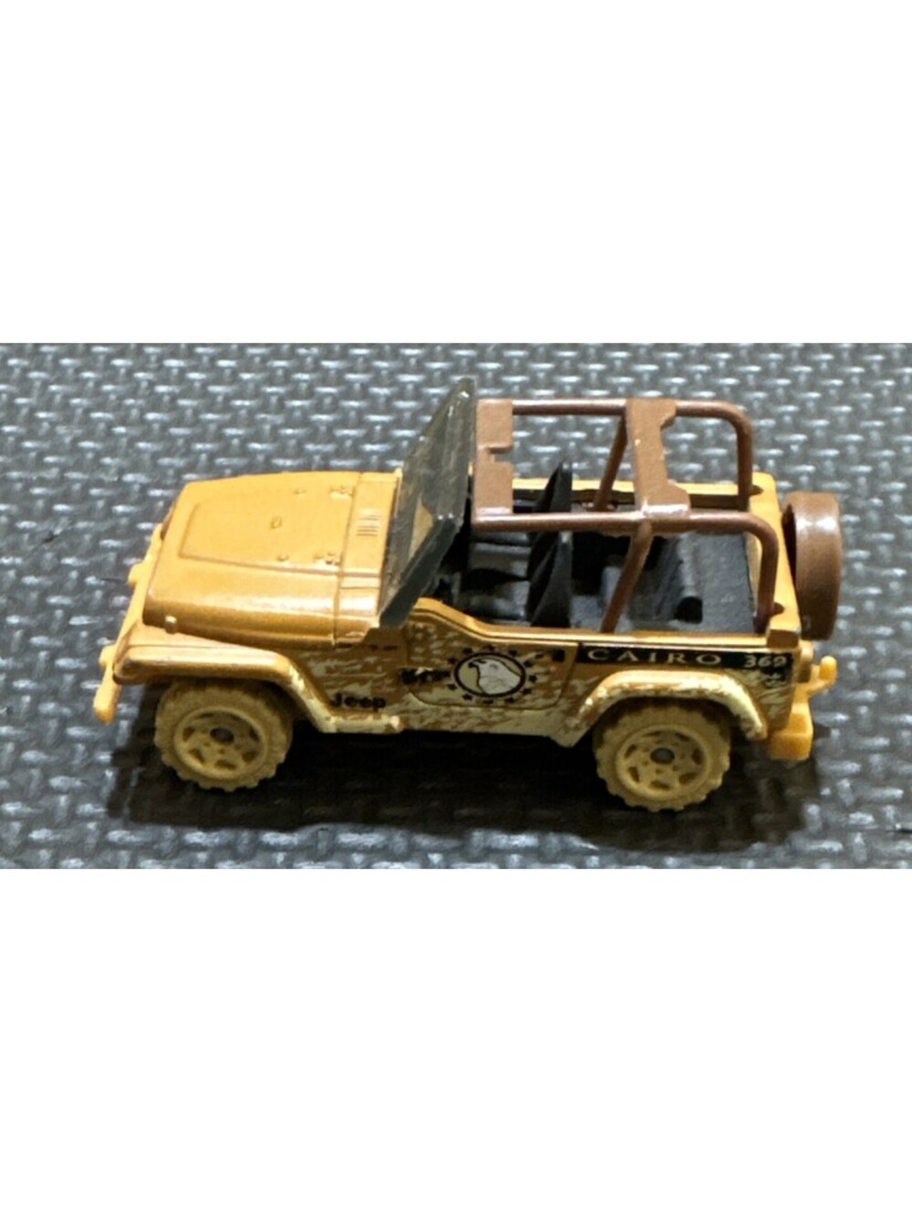 Matchbox Tut's Treasure Set Exclusive 1998 Jeep Wrangler TJ Brown Cairo